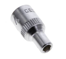 Insert de douille 1/4" Gedore pour boulons à hexagone externe de 4 mm