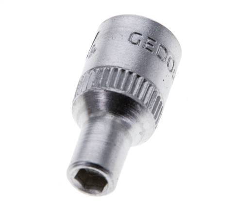 Insert de douille 1/4" Gedore pour boulons à hexagone externe de 4 mm