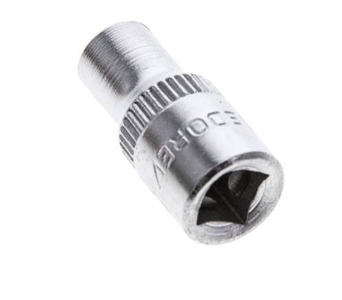 Insert de douille 1/4" Gedore pour boulons à hexagone externe de 5,5 mm
