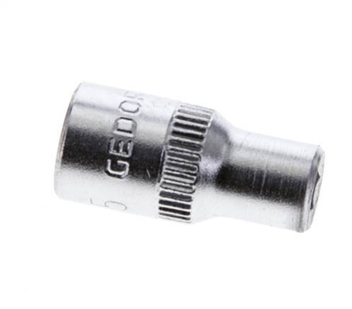 Insert de douille 1/4" Gedore pour boulons à hexagone externe de 5,5 mm