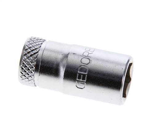 Insert de douille 1/4" Gedore pour boulons hexagonaux externes de 8 mm