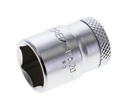 Insert de douille 1/4" Gedore pour boulons hexagonaux externes de 13 mm