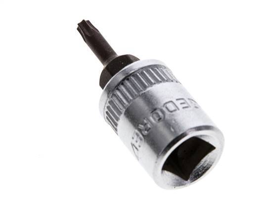 Insert de douille 1/4" Gedore pour vis Torx internes TX8