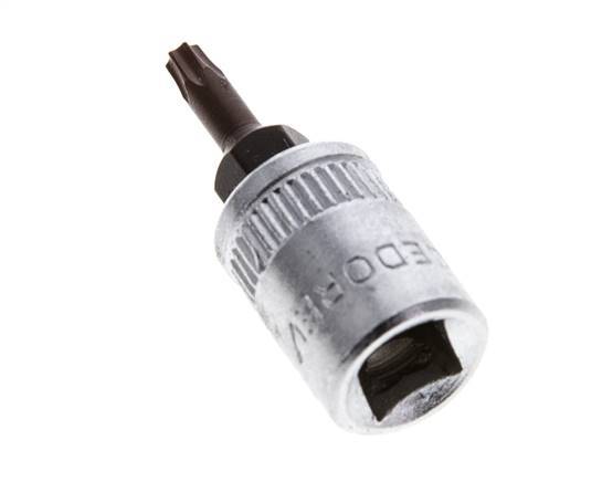 Insert de douille 1/4" Gedore pour vis Torx internes TX10