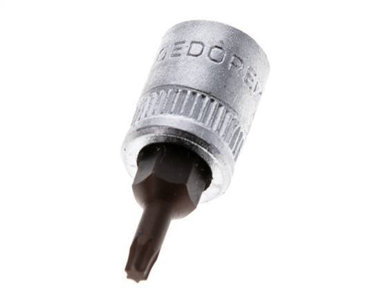 Insert de douille 1/4" Gedore pour vis Torx internes TX10
