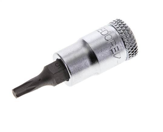 1/4" Gedore Socket Insert for TX15 Internal Torx Screws