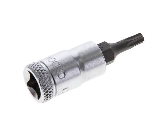 Insert de douille 1/4" Gedore pour vis Torx internes TX15