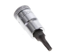 Insert de douille 1/4" Gedore pour vis Torx internes TX15