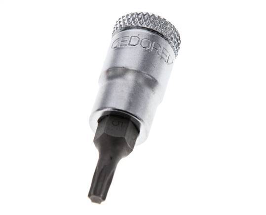 Insert de douille 1/4" Gedore pour vis Torx internes TX15