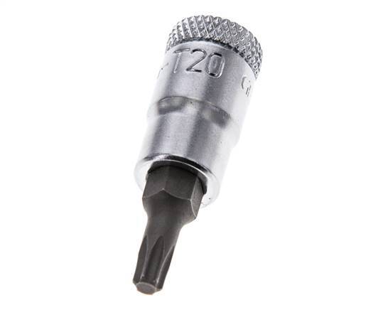 Insert de douille 1/4" Gedore pour vis Torx internes TX20