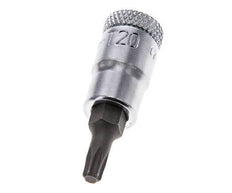 Insert de douille 1/4" Gedore pour vis Torx internes TX20