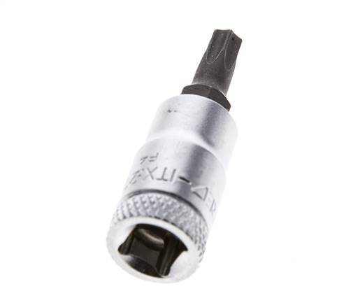 Insert de douille 1/4" Gedore pour vis Torx internes TX25