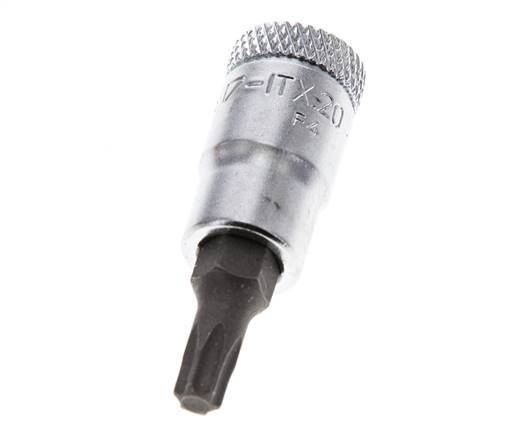 Insert de douille 1/4" Gedore pour vis Torx internes TX25