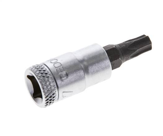 Insert de douille 1/4" Gedore pour vis Torx internes TX27