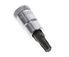 Insert de douille 1/4" Gedore pour vis Torx internes TX27