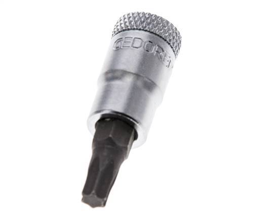 Insert de douille 1/4" Gedore pour vis Torx internes TX27