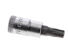 Insert de douille 1/4" Gedore pour vis Torx internes TX30