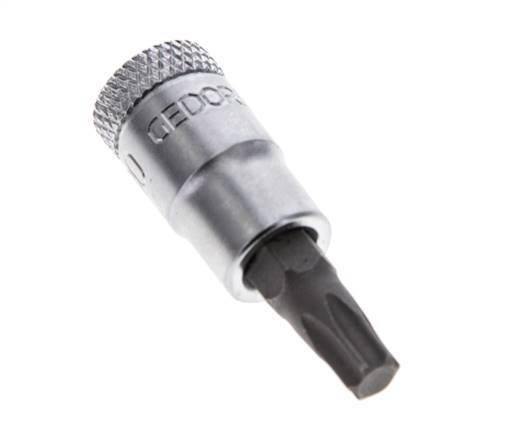 Insert de douille 1/4" Gedore pour vis Torx internes TX30