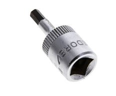 Insert pour douille 1/4" Gedore 28mm long pour vis à douille hexagonale 3 mm