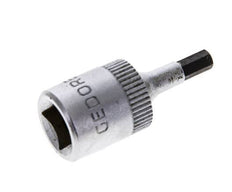 Insert pour douille 1/4" Gedore 28mm long pour vis à douille hexagonale 3 mm