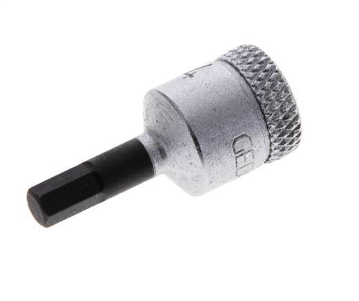 Insert pour douille 1/4" Gedore 28mm long pour vis à douille hexagonale 4 mm