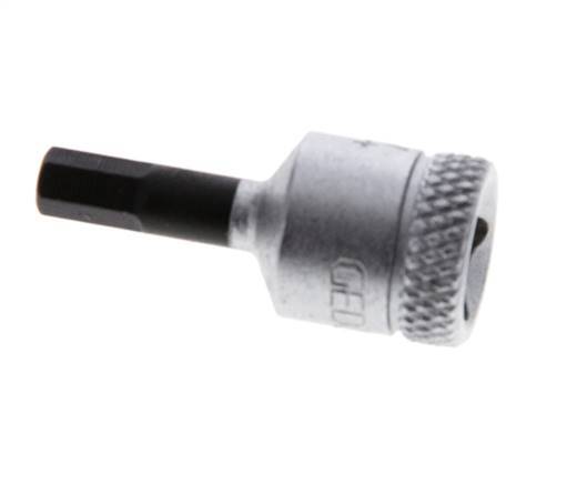 Insert pour douille 1/4" Gedore 28mm long pour vis à douille hexagonale 4 mm