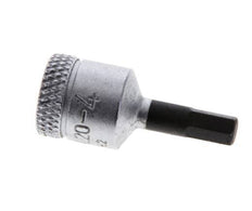 Insert pour douille 1/4" Gedore 28mm long pour vis à douille hexagonale 4 mm