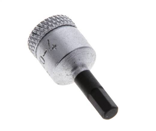 Insert pour douille 1/4" Gedore 28mm long pour vis à douille hexagonale 4 mm