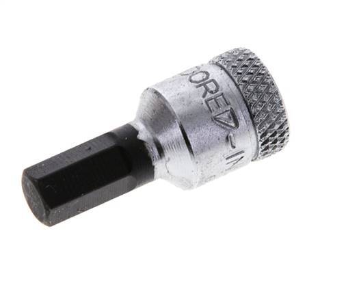 Insert pour douille 1/4" Gedore 28mm long pour vis à douille hexagonale 6 mm