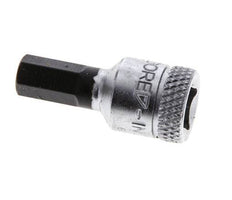 Insert pour douille 1/4" Gedore 28mm long pour vis à douille hexagonale 6 mm