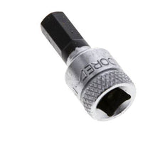 Insert pour douille 1/4" Gedore 28mm long pour vis à douille hexagonale 6 mm