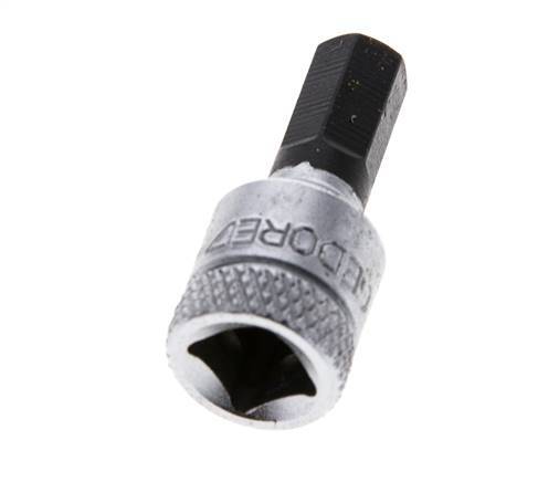 Insert pour douille 1/4" Gedore 28mm long pour vis à douille hexagonale 6 mm