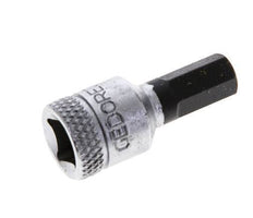 Insert pour douille 1/4" Gedore 28mm long pour vis à douille hexagonale 6 mm