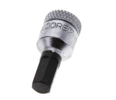 Insert pour douille 1/4" Gedore 28mm long pour vis à douille hexagonale 6 mm