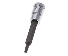 Insert pour douille 1/4" Gedore 60mm long pour vis à douille hexagonale 3 mm