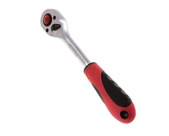1/2" Gedore Red Ratchet With Switch Lever And Lock-Release Button