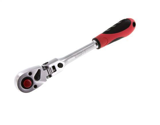 Tête pivotante 1/2" Gedore rouge à 180 degrés et levier d'interrupteur