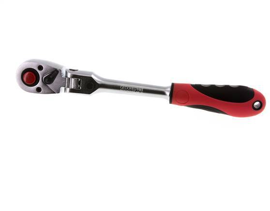 Tête pivotante 1/2" Gedore rouge à 180 degrés et levier d'interrupteur