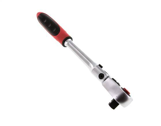 Tête pivotante 1/2" Gedore rouge à 180 degrés et levier d'interrupteur