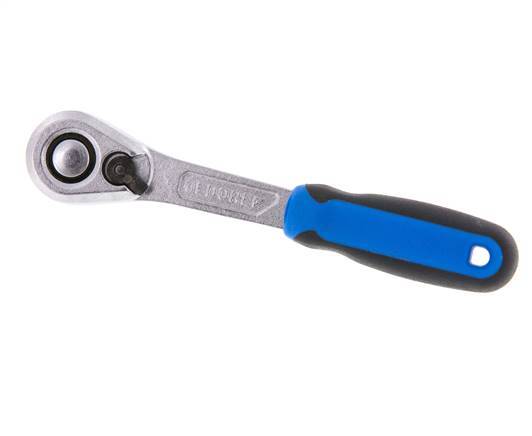 Cliquet 1/4" Gedore avec levier de commutation et bouton de verrouillage/déverrouillage