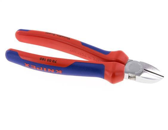 Knipex Diagonal Cutting Pliers 180 mm 2-component Handles