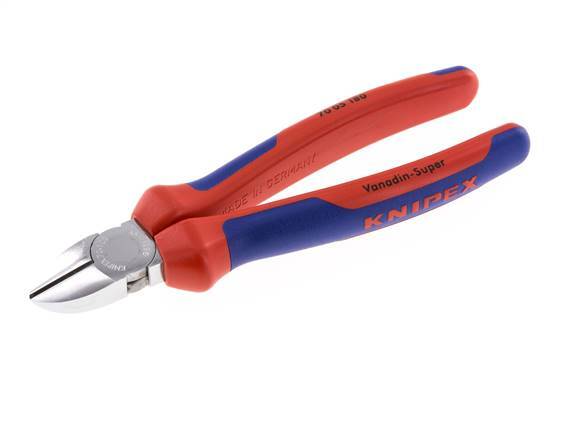 Knipex Pince coupante diagonale 180 mm manches 2-composants
