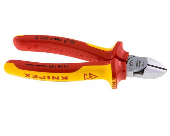 Knipex Pince coupante diagonale 160 mm Testée VDE jusqu'à 1000V
