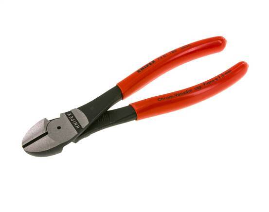 Knipex Power Pince coupante diagonale 180 mm poignées plastifiées