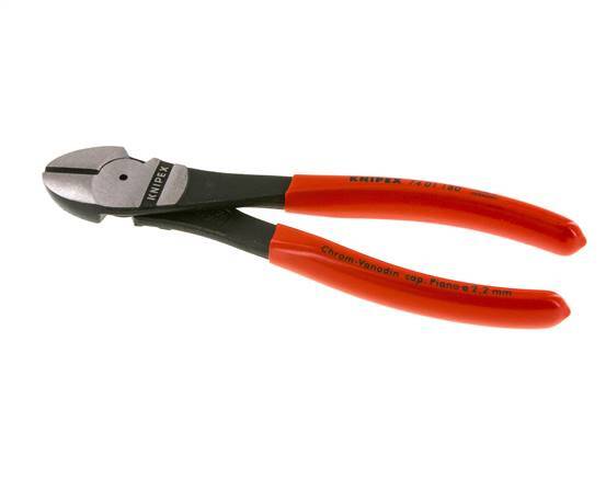 Knipex Power Pince coupante diagonale 180 mm poignées plastifiées