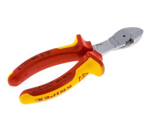 Knipex Power Pince coupante diagonale 160 mm Testée VDE jusqu'à 1000V