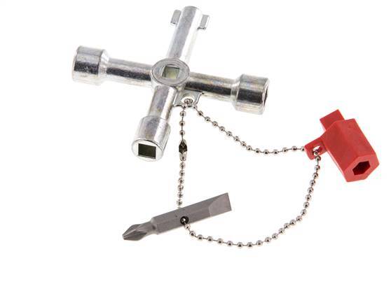 Clé d'armoire de commande standard 72x72mm