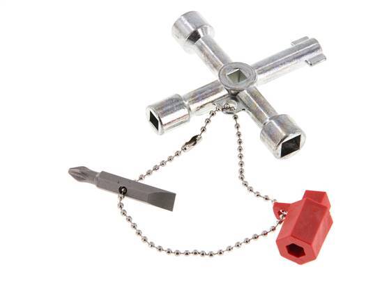 Clé d'armoire de commande standard 72x72mm