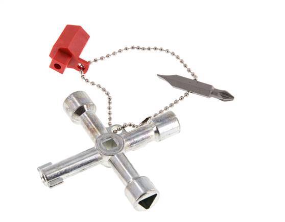 Clé d'armoire de commande standard 72x72mm