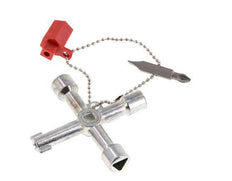 Clé d'armoire de commande standard 72x72mm